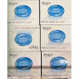 Pears Germishield Soap with Mint Extract 9 Pack Pure & Gentle Bar Soap