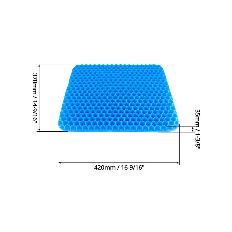QWORK Gel Seat Cushion, Orthopaedic Gel Cushion, Cool & Breathable