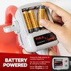 TERA PUMP Battery Powered Fuel Transfer Pump with On/Off Power