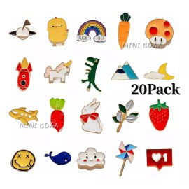 MINI BOXX Prendedores Y Broches Metalicos Pines Kawaii Para Ropa,gorra