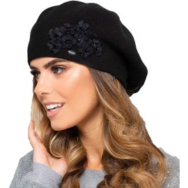 Kamea Ladies’ Arizona Beret, Hat for Autumn and Winter -