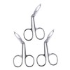 WOONEKY Professional Eyebrow Tweezers Set Stainless Steel Scissor Tweezers for