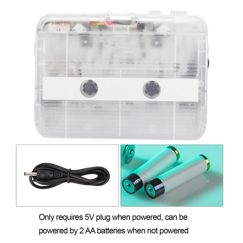 FM Radio Cassette Player Classic Style Multifunction Bluetooth 5.0 Portable