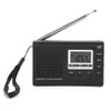 Portable Mini Radios FM/MW/SW Receiver with Digital Alarm Clock FM