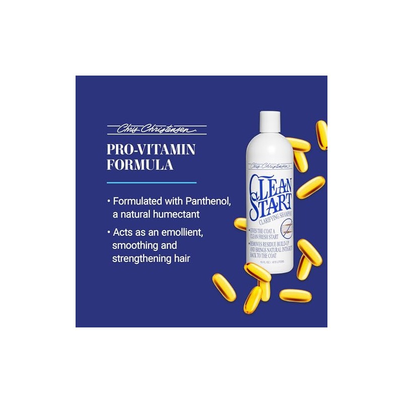 Chris Christensen Clean Start Clarifying Shampoo, 16-Ounce