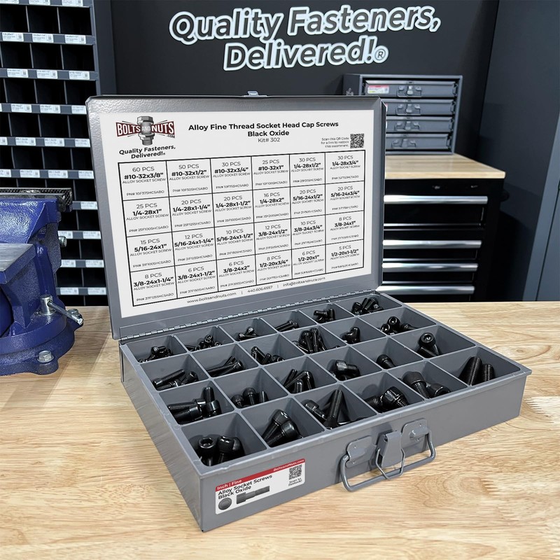 Inch Alloy Allen Fine Thread Socket Head Cap Screws Bolts