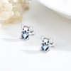 JUSTKIDSTOY Hypoallergenic Koala Earrings 925 Sterling Silver Cute Animal Koala