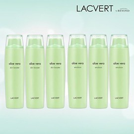LG Household & Health Care x Latest Lacvert Aloe Vera Basic 3-Set (3 bottles of skin + 3 bottles of emulsion) / 엘지생활건강 x최신상 라끄베르 알로에 베라 기초 3세트(스킨 3병+에멀전 3