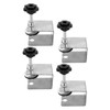 TEHAUX 4pcs Stainless Steel Adjustable Drawer Front Installation Clamps Versatile