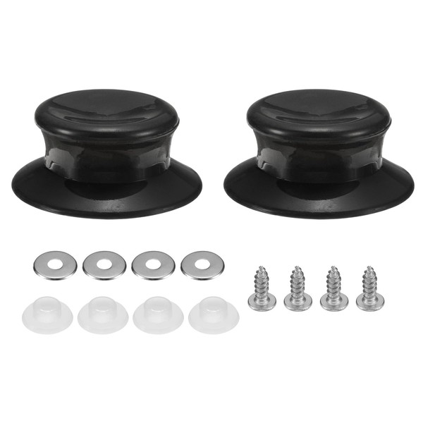 uxcell 2pcs Pot Lid Replacement Knobs Plastic Pot Lid Handle