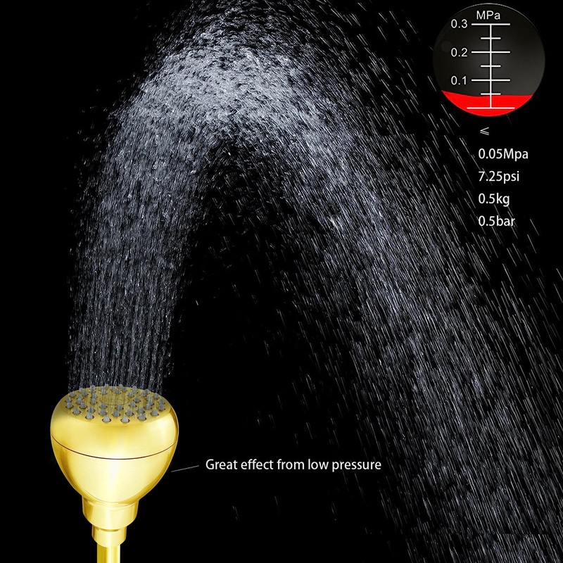 Nuodan High Pressure Shower Head - Powerful Bathroom Pressure Boosting