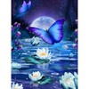 AIRDEA Butterfly Diamond Painting Set for Adults, 5D Moonlight Diamond