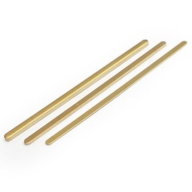 Guitar Brass Nut Shims Heightening Gasket Three Thicknesses of 0.5mm, 1.0mm and 2.0mm Luthier Tool Electric Guitar Replacement Parts(Set of 3 72x2.8mm)