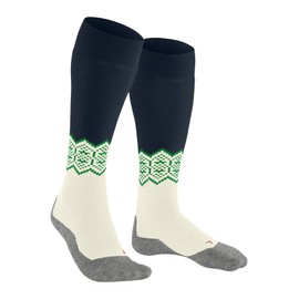 FALKE Men's SK2 Ski Socks Medium Padding Anti-Bubble Warm Ski Socks Long for Skiing Breathable Quick-Drying Climate Regulating Odour-Inhibiting Wool Functional Material 1 Pair