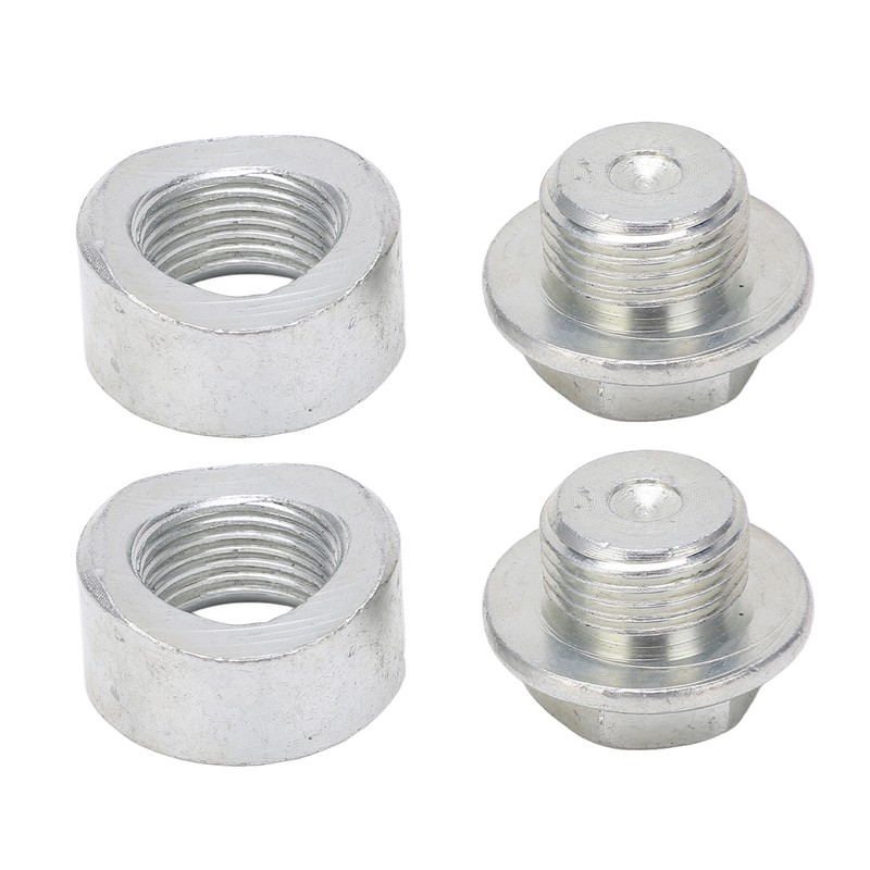 1 Pair Oxygen Sensor Weld Bung M18 X 1.5mm Notched