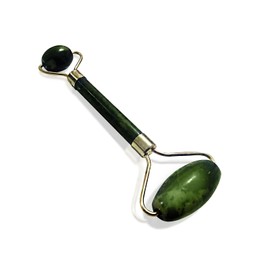 EUROXANTY Jade Stone Massager Roller | Stone for Face Massage | Eye Contour | Green Quartz Stone | Well-being and Beauty of the Skin | Roller