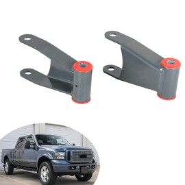 SEBLAFF 2 Inch Rear Drop Lowering Shackle Kit Replacement for F250 F350 Super Duty 1999-2007 2WD