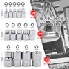 YMJOGGUE E 14pcs Star Shape Torx Socket Set Flower Socket