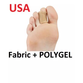 Natracure Natra Cure Gel Toe Spreader With Ribbed Fabric POLYGEL M Pair