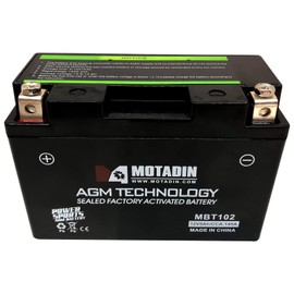 Motadin AGM Battery Compatible With Yamaha RAPTOR 700 YFM700 2006-2022 / SPECIAL EDITION SE 2 GYTR