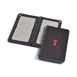 SHADE TREE GREETINGS Open Sesame! Keyhole Password Keeper Notebook (3.5X6) by Bob's Your Uncle