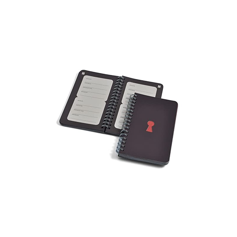 SHADE TREE GREETINGS Open Sesame! Keyhole Password Keeper Notebook (3.5X6)