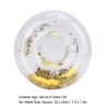 10pcs Round Gold Sequins Inflatable Drink Cup Holders Swimming Pool