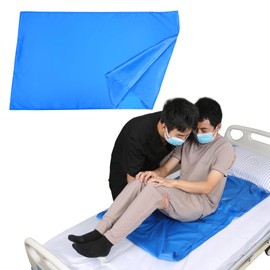 Ehucon Patient Transfer Slide Sheet for Patients/Elderly Transfers in Cars/Wheelchairs/Bed Transfer and Repositioning, Simple, Reusable and Washable (Dark Blue-27.5 x 47.2 Inches)