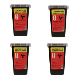 Multi Import Contenedor De Navajas Y Objetos Punzo Cortantes 4 Piezas