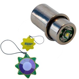 HQRP 200LM High Power 3W LED Bulb Upgrade Lamp for Mag-Lite 2 3 D C Cell Flashlight LMSA201 Mag-num Star Xenon Lamp Replacement Plus HQRP Sun Meter