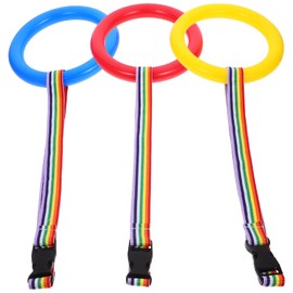 TOYANDONA 3pcs Toddler Walking Safety Ropes with Handles Adjustable and Reins for Kindergarten and Preschool Ideal for Outdoor Activities and Daycare Safety