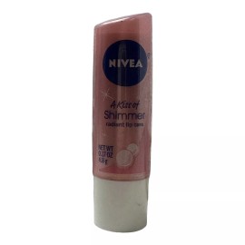 NIVEA 4 Pack Nivea A Kiss Of Shimmer Radiant Lip Care 0.17 oz Silk Tinted Germany RARE