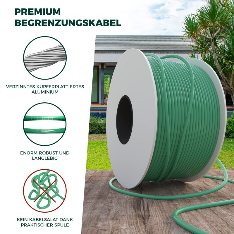 kanoo® Universal Boundary Cable for Robotic Lawnmower - Boundary Wire