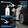 Saker Foam Cannon Dual Connector Accessory, Dual-Purpose Switch Spray Gun,Foam