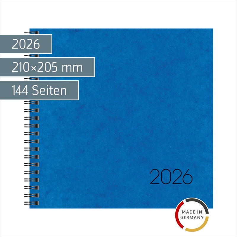 BRUNNEN Book Calendar Model 766 2026 | 210 x 205