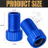 MEAJOO 2PCS Presta Valve Adapter, Aluminum Convert Presta to Schrader