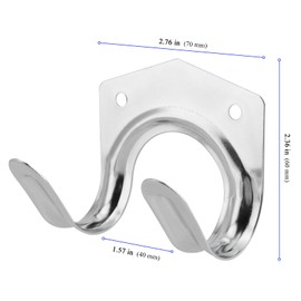 YUENPUN 30 PCS Garden Shed Hooks for Tools, Shed Tool Storage Hook, Heavy Duty Garden Tool Wall Hanging Hooks with Screws, Garden Tool Storage Organiser Hooks for Garage, Barn, Farm