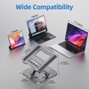 MCHOSE Laptop Stand with 360° Rotating Base, Foldable Adjustable Computer