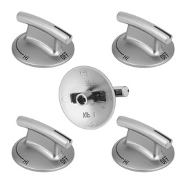 5 Pack 7733P410-60 Surface Burner Knobs Replacements Compatible with Whirlpool May-tag/Jenn-Air/Kitchen-Aid Gas Cooktop Stove, Replace Part 74007733, AP5668987, PS2375871, AP6011505
