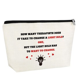 Funny Physical Therapist Gifts Makeup Bag Therapist Gifts Mental Health Pt Appreciation Gift Cosmetic Bag Appreciation Gifts For Physical Therapist Therapist Graduation Gift Travel Pouch