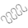 PATIKIL S Hooks, 4 Pack 2.6 Inch 304 Stainless Steel