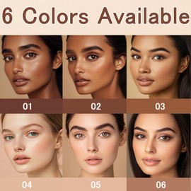 TIRDET Tinted Moisturizer Stick Serum for Boost Skin Tint, Multiuse Solid Tinted Moisturizing Foundation Stick, Natural Makeup, Solid Beauty Balm for Foundation and Contour Concealer