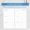 2025 Weekly & Monthly Planner Refill, A6 planner Inserts with
