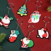 Jomnvo 60 PCS Christmas Keychain Ornaments Santa Claus Snowman Christmas