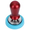 57.5mm Stainless Steel Coffee Tamper Flat Base Elastic Coffee Bean