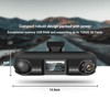 Amacam AM-DC07 Dual Dash Cam-Full HD Forward View 140°. Interior