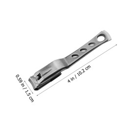 Mikinona Nail Trimmer Kit 2pcs Nail Cutters Rotating Design Manicure Clippers Pedicure Nail Clippers Stainless Steel