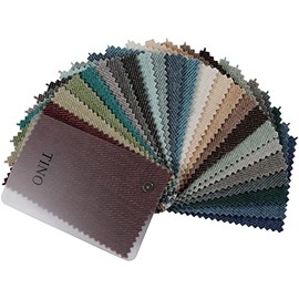 TWOPAGES Tino Chenille Curtain Fabric Sample Booklet