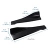 2 Pcs 35cm Rear Bumper Canard Lip Splitter Left Right
