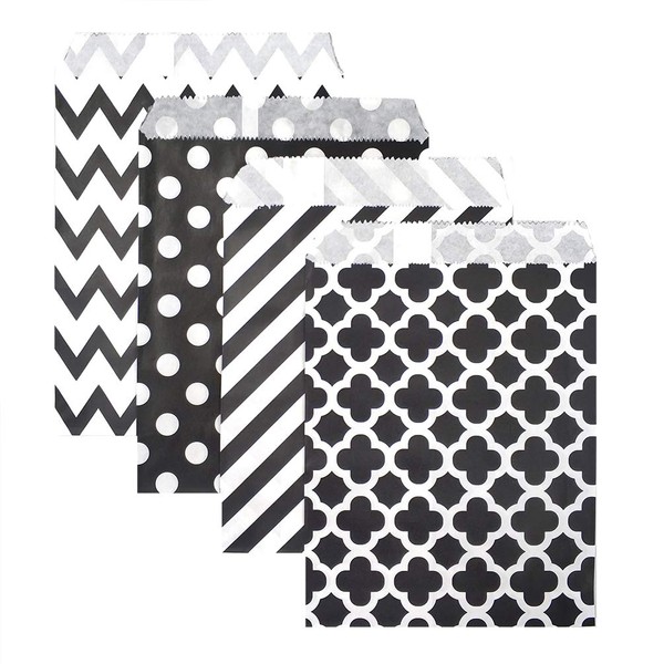 KIYOOMY 100 Pcs Candy Buffet Bags Small Paper Treat Bags